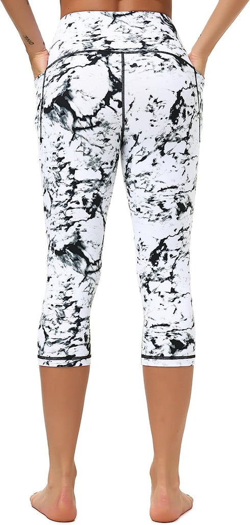 Dragon Fit High Waisted Legging for Women Tummy Control Workout Running Yoga Pants with Pockets